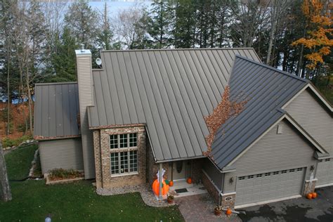 houses with slate gray metal roof|cost of metal slate roofing.